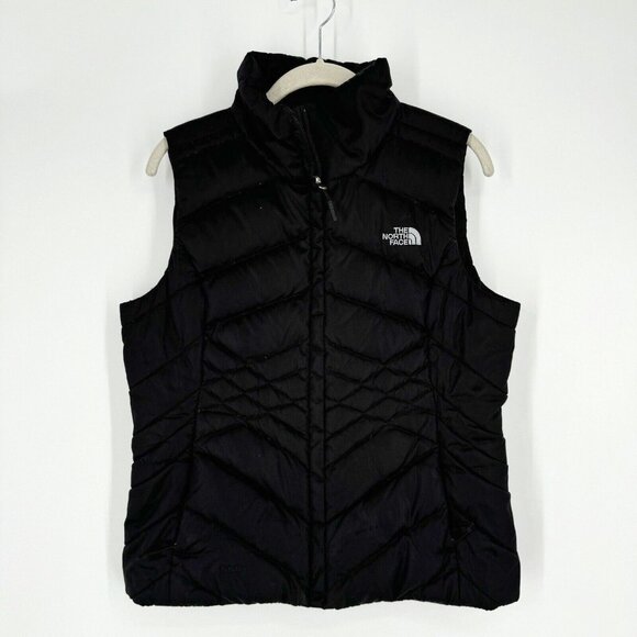 The North Face Jackets & Blazers - North Face Vest Women’s medium M black 550 aconcaugua down filled  ski athletic
